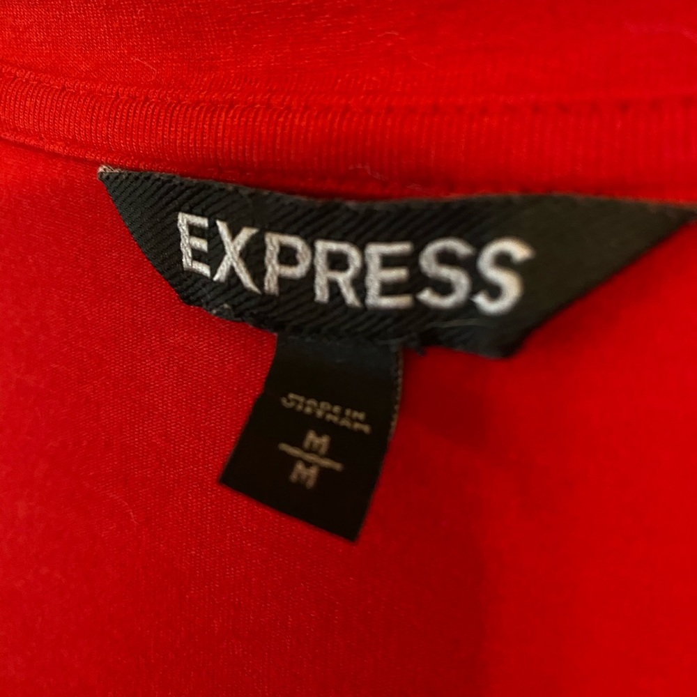 Express Long Sleeve Ruched Dress - Picture 6 of 8
